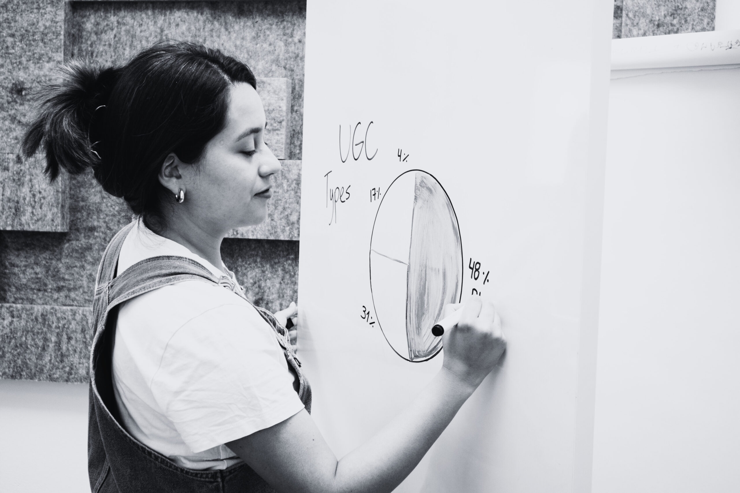 Designer sketching visuals for real estate branding